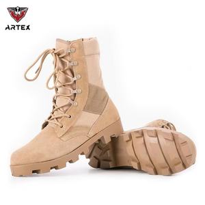 Bottes tactiques longues en cuir brillant à semelle en caoutchouc Panama TSB906, 11 pouces, 28 cm, bottes de service, chaussures de chantier DMS - Product Image 1