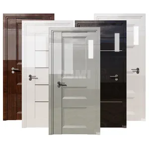 Design Interior Wooden Wholesale New Material Modern Doors Good Quality Bedroom MDF Pvc Doors Other Plastic Products Wood 45mm