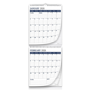 Calendario de Escritorio y Pared Personalizado con Logotipo, Impresión en Papel, 2 Meses, para Oficina, Venta al Por Mayor 2026 - Product Image 1
