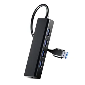 4-Port USB Hub 3.0, süper hızlı hızlı USB Splitter dizüstü, PS4 klavye ve fare adaptörü