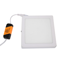 Articles promotionnels à LED Petit mini panneau lumineux carré et rond 3W 6W 9W 12W 15W 18W 24W Panneau lumineux à LED monté en surface