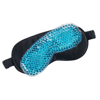 Masque de sommeil 100% soie, masque pour les yeux en gel rafraîchissant, ensemble avec pochette à cordon, boîte cadeau, quatre saisons