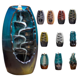 Quemador de incienso de reflujo <span class=keywords><strong>para</strong></span> uso en el hogar, soporte eramic de cascada de reflujo - Product Image 1