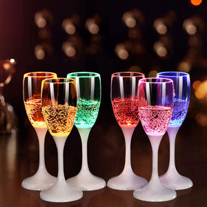 Low Price LED Light Up Wine Glass Safe Food-Grade Material