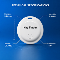 Localisateur et dispositif anti-perte pour animaux de compagnie AP400 avec Bluetooth et navigation cartographique pour chats et chiens, compatible avec Apple AirTag
