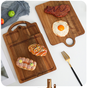 <span class=keywords><strong>Tagliere</strong></span> in Legno Massello di Acacia per Pizza, Bistecca e <span class=keywords><strong>Scacchi</strong></span>, Categoria Prodotti per Tagliare e Servire - Product Image 3