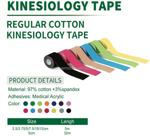 شريط كينيسيولوجي أكريليك سهل التمزيق، لاصق للعضلات، صديق للبشرة، قابل للتنفس، صديق للبيئة، ضمادة مرنة متماسكة للرياضة - Product Image 5