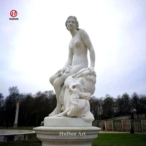 Grande statue romaine Offre Spéciale de David Michel-Ange en marbre blanc pour jardin - Product Image 3