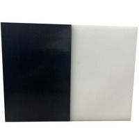 Delrin feuilles de polyacétal POM feuille d'acétal de couleur noire feuille de plastique Peek