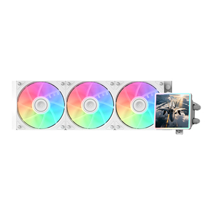 Refroidisseur AIO ARGB Kage360 360 mm magnétique avec écran IPS 4,0 pouces 480x480, affichage personnalisé pour GIF/MP4/<span class=keywords><strong>JPG</strong></span>/<span class=keywords><strong>PNG</strong></span>, garantie usine OEM de 3 ans - Product Image 3