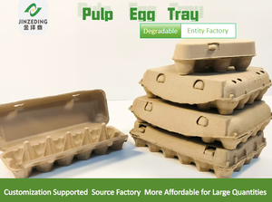 Plateau à œufs <span class=keywords><strong>de</strong></span> haute qualité, multi-tailles, 18 alvéoles, fabriqué à partir <span class=keywords><strong>de</strong></span> pulpe, écologique, réduction sur les grandes quantités, biodégradable - Product Image 5