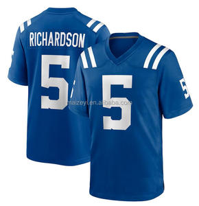 Chất lượng tốt nhất tùy chỉnh 84 Tyler <span class=keywords><strong>Warren</strong></span> 17 Daniel Jones Jersey 28 Jonathan Taylor khâu Mỹ bóng đá Jersey - Product Image 6