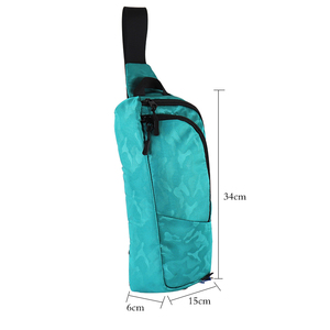 Bolsa de Pecho Deportiva Personalizada al por Mayor para Hombre y Mujer, de PVC, Impermeable, Antirrobo, con Cierre, Portátil, con Puerto de Carga USB Integrado - Product Image 4
