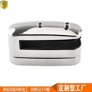 Stainless Steel Precision-Cast Glass Clips Small Outdoor Side-Mounted Wall-Mounted Glass Clamps for Pool Pool <b>Tools</b> Accessories - Product Image 5