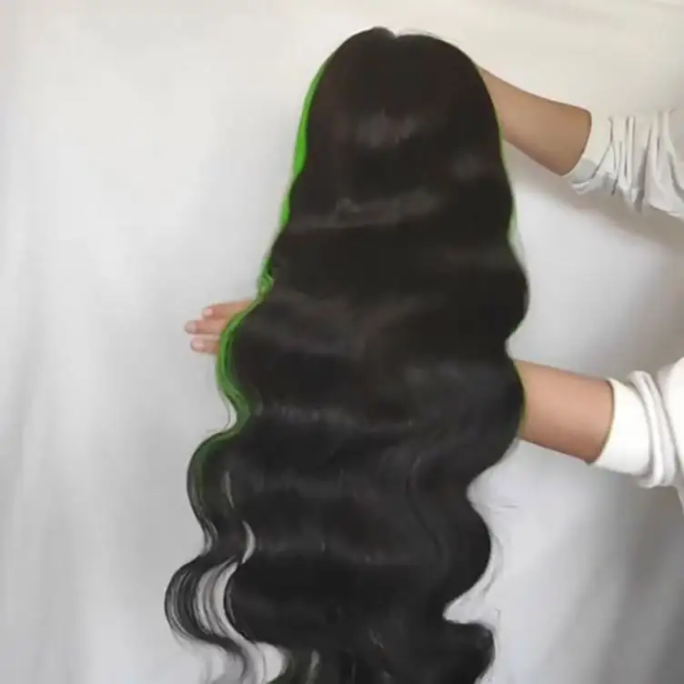 Ombre Color Lace Front Wig Brazilian Virgin Human Hair Wig Body Wave Natural Hairline With Baby Hair For Women