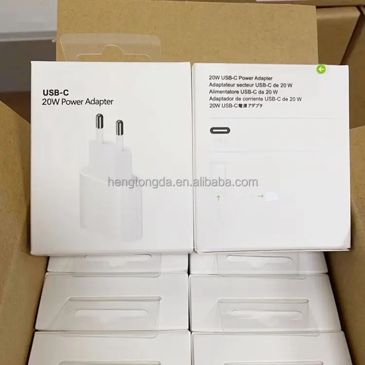 Wholesale Fast Charger Type C 18W 20W US EU Wall Charger Plug PD USB-C Power Adapter For IPhone 12 13 14 Pro max 11 PD 20W
