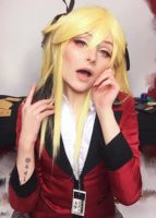 Perruque de cosplay Ainizi synthétique tressée, style japonais, série Kakegurui, personnage de Mary Saotome, pour filles