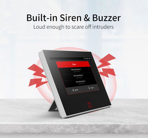 Kit de sistema de alarma inalámbrico de seguridad inteligente staniot de 7 pulgadas Tuya 4G WiFi soporte de seguridad antirrobo 8 zonas cableadas sirena incorporada - Product Image 3