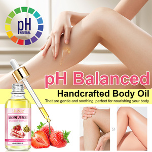 Ikzee น้ำมันบำรุงผิวกลิ่นสตรอว์เบอร์รี พร้อมส่ง ปรับสมดุลค่า pH ผลิตด้วยมือ น้ำมันบำรุงผิว สต็อกสินค้าจากสหรัฐอเมริกา ขายส่งสำหรับร้านเสริมสวย ดรอปชิปปิ้ง - Product Image 1