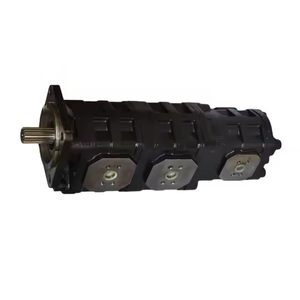 Pompe à engrenages hydraulique double CBGJ de haute qualité Huamao 50ml/r, pompe triple tandem en fonte, pièces de rechange pour engins de construction - Product Image 5