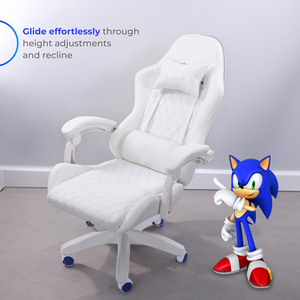 2025 Sillas <span class=keywords><strong>Gamer</strong></span> <span class=keywords><strong>Pro</strong></span> Best Selling Branco Ajustável Ergonômico Corrida Estilo Gaming Cadeira Reclinável Design Moderno para Meninas Gamers - Product Image 6