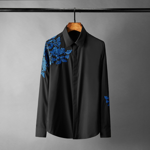 Bán Buôn Đầy Đủ Kích Thước Củ<span class=keywords><strong>a</strong></span> Người Đàn Ông Áo Sơ Mi, Mới Thời Trang Và Đầy Màu Sắc Mặc Giản Dị, Biểu Tượng Tùy Chỉnh Hàng Tồn Kho, Tinh Khiết Bông Áo Sơ Mi - Product Image 2