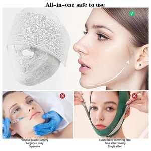 <span class=keywords><strong>Mascarilla</strong></span> Facial de Yeso en Forma de V para Lifting, Reafirmante e Hidratante, Cobertura Total, Efecto 5D, OEM, Marca Privada - Product Image 6