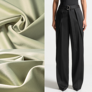 Mềm Quần Áo Ăn Mặc Chất Liệu Elastane Bán Buôn Dệt Sợi Nhỏ 4 Cách Căng Twill Satin Spandex Polyester Vải Cho Quần - Product Image 1