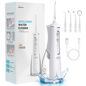 Chuyên nghiệp xỉa răng sạch hơn 300ml IPX7 không thấm nước USB có thể sạc lại xách tay nha khoa máy bay phản lực bằng miệng Irrigator nước Flosser - Product Image 1