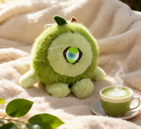 Jouet en peluche intelligent PG01 AI, monstre à cornes violet avec chat vocal multilingue, mémoire longue durée, design personnalisé WiFi, cadeau d'anniversaire