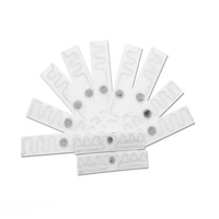 Etiqueta UHF RFID NFC Impermeable de 13.56MHz y 25mm para Ropa, Etiqueta de Seguimiento de Inventario de Prendas