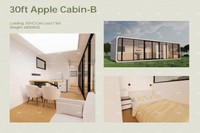 Maison Conteneur Pliable Portable de Qualité Supérieure avec Panneaux Sandwich en Bois pour Utilisation Extérieure et Bureau