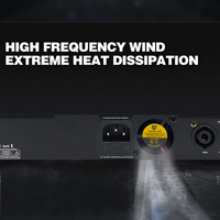 K2 profesyonel 1U ev sinema amplifikatör Metal kabuk alıcı ve amplifikatörler ile 1000W sınıf D dijital güç