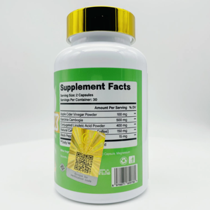 Cápsulas Ultra Burn & Detox de DUOZI, Quemador de Grasa Termogénico, Garcinia Cambogia, Vinagre de Sidra de Manzana, Apoyo a la Salud Digestiva para Adultos - Product Image 2