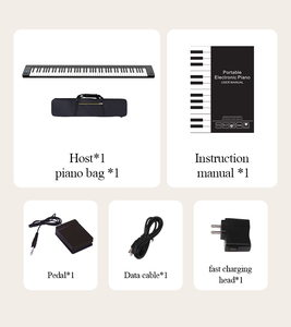 Konix 88 Key kỹ thuật số điện tử nhạc cụ cầm tay Đàn Piano - Product Image 5