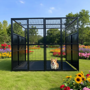 Lüks Büyük Açık Hava Köpek Kulübesi Mobilyası, Köpek Bakım Kulübeleri, Evcil Hayvan Oteli, Mağaza ve Ev Kullanımı için Evcil Hayvan Kafesi ile - Product Image 3