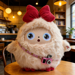Jouet en peluche figurine monstre AI mignon en tissu super doux, rechargeable par USB, robot compagnon émotionnel pour l'éducation précoce, <span class=keywords><strong>accessoires</strong></span> pour enfants - Product Image 2