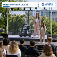 Écran publicitaire numérique LED extérieur P10 personnalisé, étanche IP65, haute luminosité, 4K HDR10+, lisible en plein soleil, garantie 5 ans