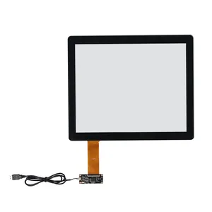 Vidro digitalizador android de 17 "+ pcap ilitek, painel touch screen lcd de 17 polegadas