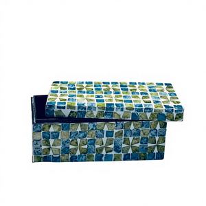 Quemador de Incienso Religioso con Incrustaciones de Madreperla, Hecho a Mano, de Alta Calidad, Incienso Indio, Anís Estrellado Vietnamita, MDF - Product Image 1