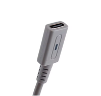 Câble de charge USB-C pour Wii, adaptateur chargeur 12 cm 45 W PD Type C, convertisseur d'alimentation pour Nintendo