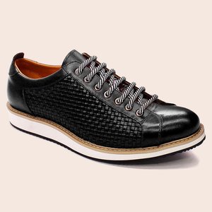Zapatos de Cuero Vacuno de Primera Capa, Estilo Moderno, Zapatos Casuales para Hombre, Zapatos para Caminar, Clásicos Italianos - Product Image 6