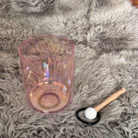 Ensemble de bols chantants en cristal pur à 99,99 %, 440 Hz/432 Hz – Son de guérison, la version améliorée la plus vendue par Sing Sound Healing Studio pour les clients