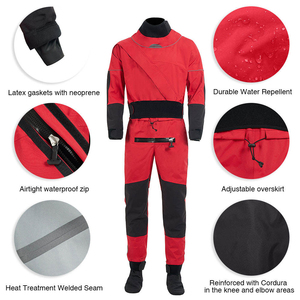 Ready to Ship Waterproof Kayak Dry <strong>Suit</strong> Fishing Expedition <strong>Paddling</strong> Neoprene Dry <strong>Suit</strong> for Men - Product Image 2