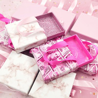 Boîte carrée personnalisée pour cils, accessoires de maquillage, étui en papier, de qualité supérieure, unités