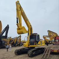 Pièces de rechange pour excavatrice sur chenilles Komatsu PC240, chargeuse grande/petite, 24 tonnes, pour moteur, capacité de la benne de 1,23 m, modèle 2023, d'occasion, export