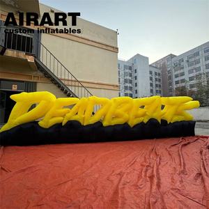 Formes personnalisées décoration publicitaire <span class=keywords><strong>mur</strong></span> de lettres <span class=keywords><strong>gonflable</strong></span>, <span class=keywords><strong>ballon</strong></span> mural <span class=keywords><strong>gonflable</strong></span> avec logo à vendre - Product Image 2