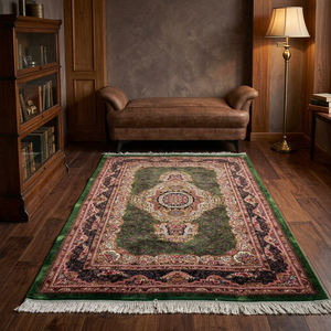 Alfombra de Diseño de Seda Pura de Lujo, Alfombra Moderna Anudada a Mano de Alta Calidad, Lavable, Antideslizante, para Sala de Estar, Dormitorio, Hotel - Product Image 1