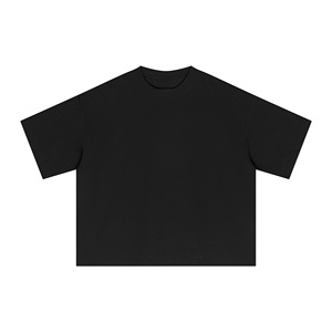 เสื้อยืดแนวสตรีทสำหรับผู้ชายและผู้หญิงเสื้อยืดผ้าฝ้ายถักทรงโอเวอร์ไซส์ Y2K เข้ารูปแนวย้อนยุคสำหรับใส่ได้ทั้งชายและหญิง TKAN53 - Product Image 3