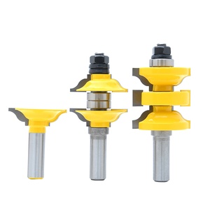 Các bit Bộ định tuyến cửa vào 3bit được thiết lập cho các mục nhập đường ray cửa làm bằng 1/2 "ogee" để tạo ra các mộng lớn hơn và đối phó - Product Image 1